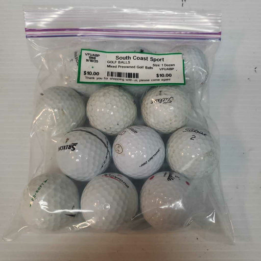 Mixed Preowned Golf Balls