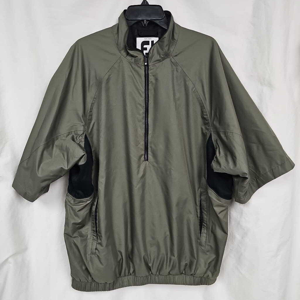 FootJoy DryJoys 1/4 Zip Wind Shirt, Men's Large