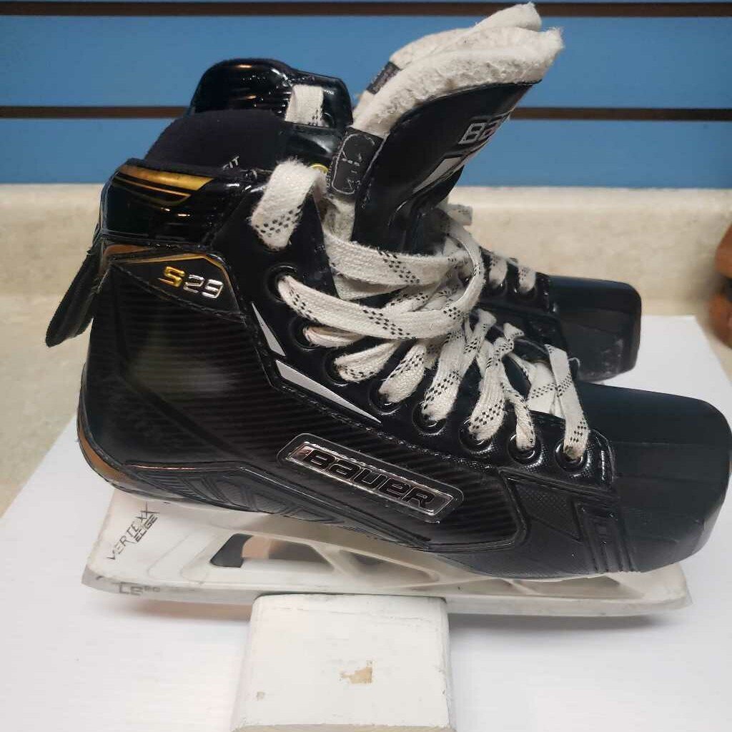 Bauer Supreme S29 Hockey Goalie Skates, Size 4