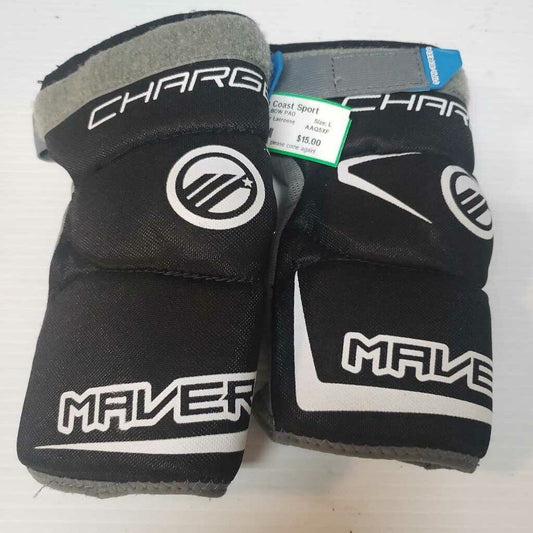 Maverik Charger Lacrosse Elbow Pads, Large