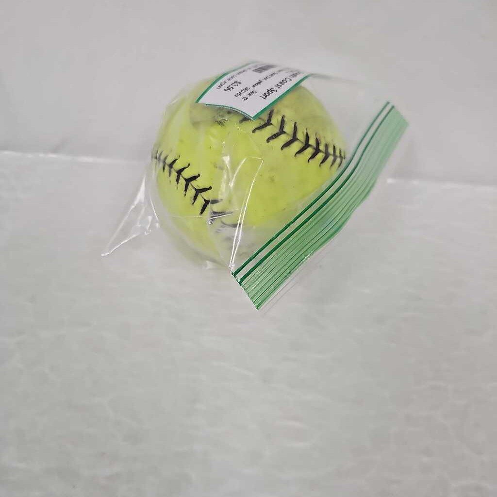 Worth Super Gold Dot Softball, 12" Yellow