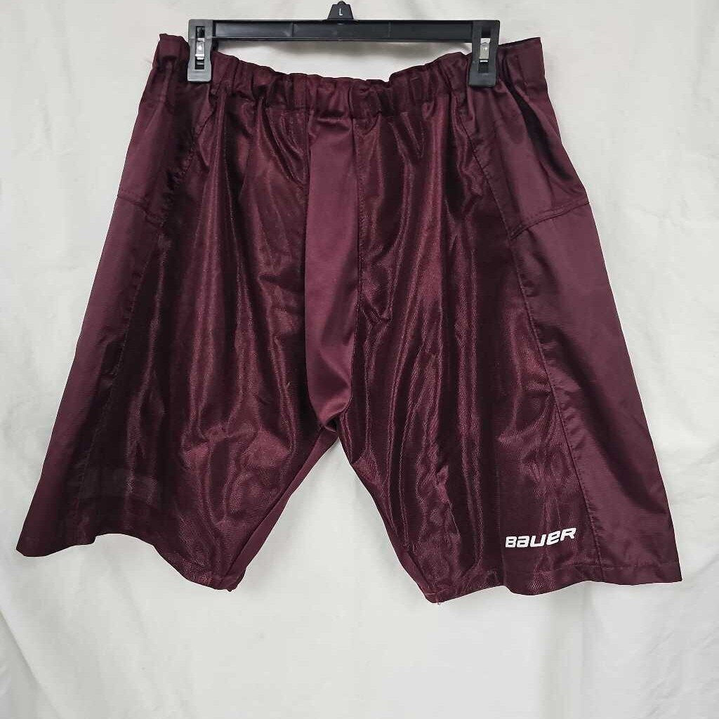 Bauer Pant Cover Shell, Maroon, Sr Large