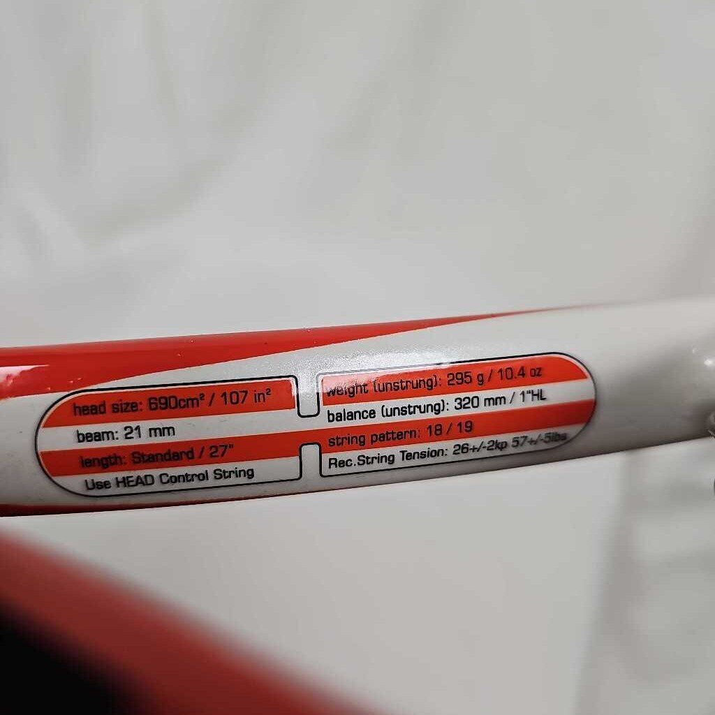 Head Radical Microgel Tennis Racquet, SIze 27"