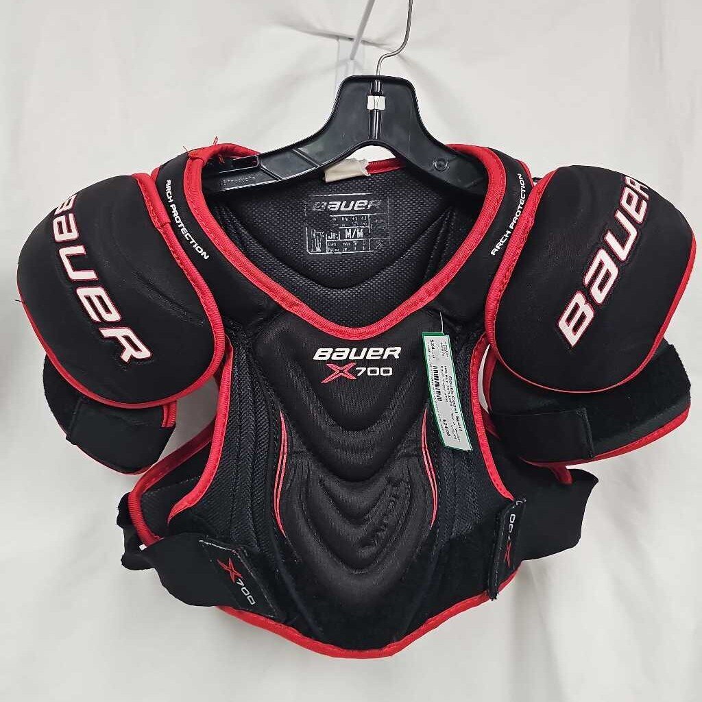 Bauer Vapor X700 Junior Hockey Shoulder Pads, Size Medium