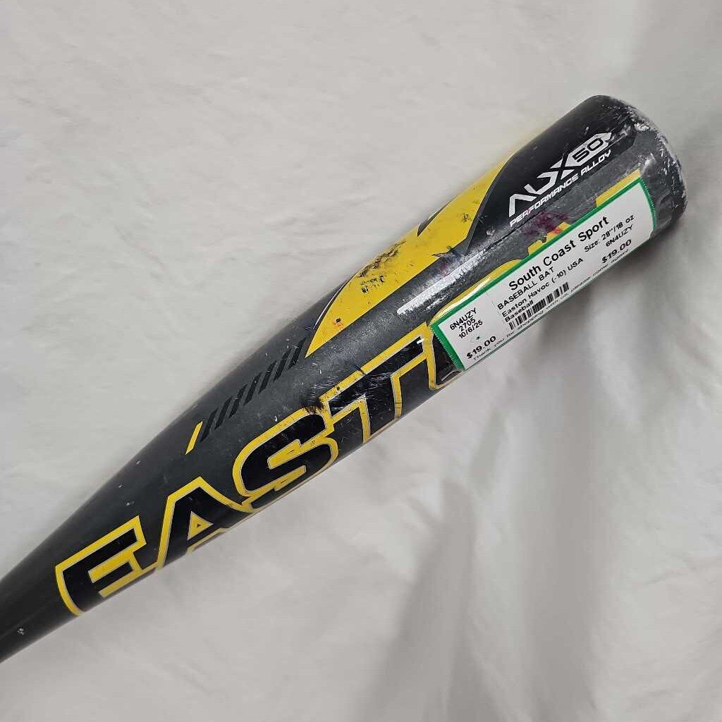 Easton Havoc (-10) USA Baseball Bat, 28/18