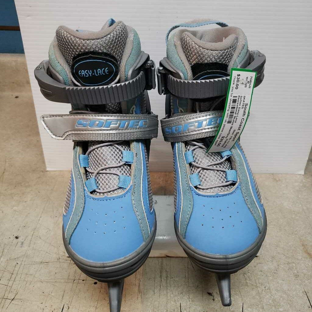 Softec Easy-Lace Recreational Ice Skates, Adjustable sizes 1-3