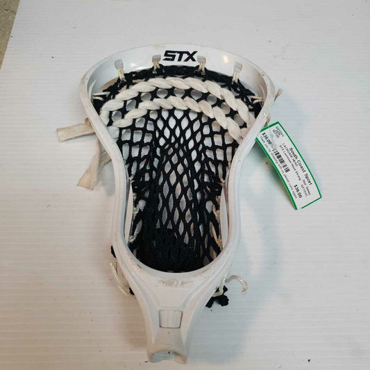 STX Stallion Lacrosse Head, Strung, White, Mens