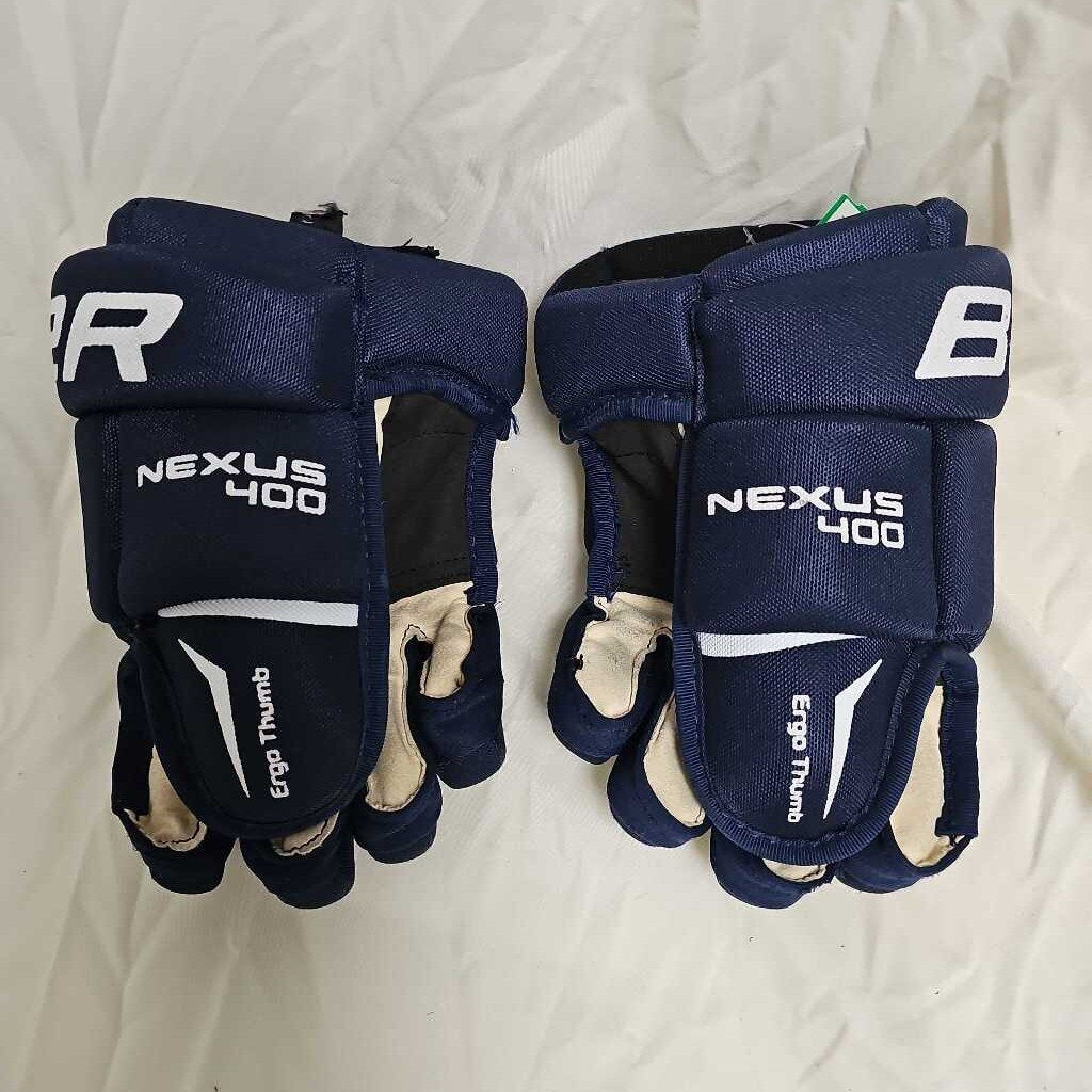 Bauer Nexus 400 Youth Hockey Gloves, 10"