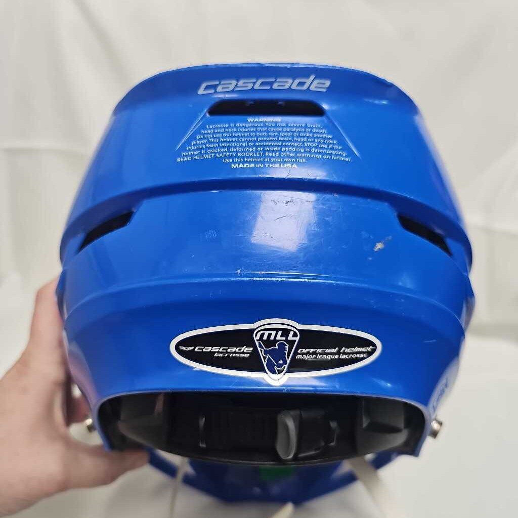 Cascade R Lacrosse Helmet, Royal