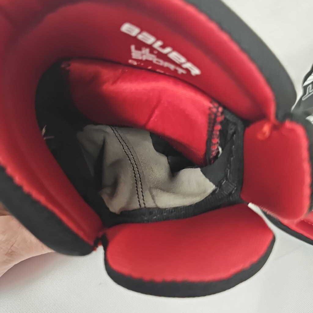 Bauer Lil Sport Youth Hockey Gloves, Size 8"
