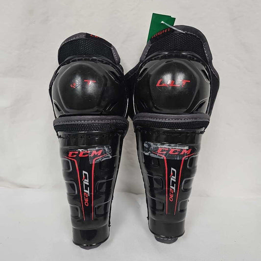CCM Quicklite QLT 230 Youth Hockey Shin Guards, Size 8"