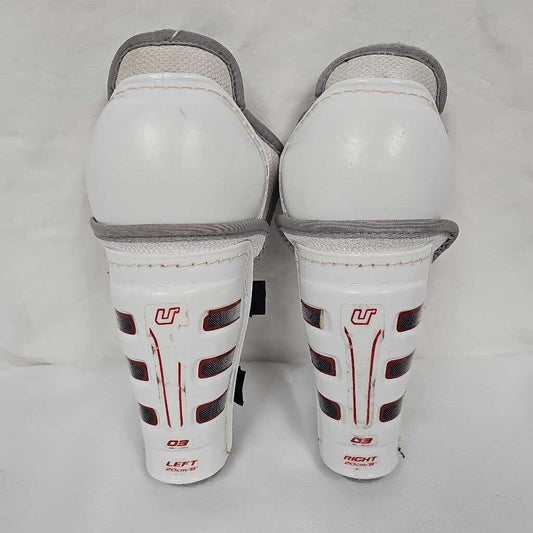 CCM U+03 Youth Hockey Shin Guards, Size 8"