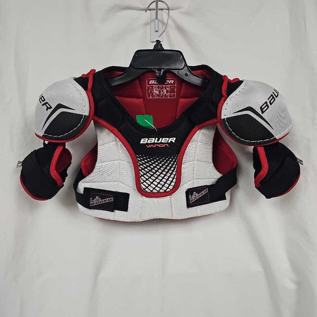 Bauer Vapor Lil Rookie Youth Hockey Shoulder Pads, Size Large