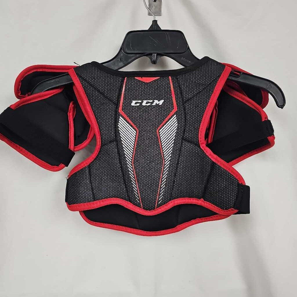 CCM Jetspeed Edge Youth Hockey Shoulder Pads, Size Medium
