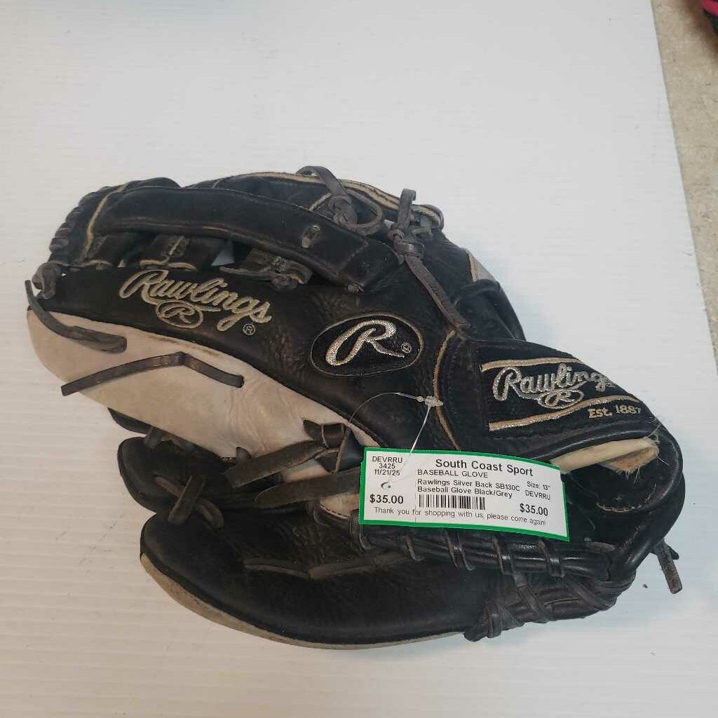 Rawlings Silver Back Baseball Glove - 13" LHT