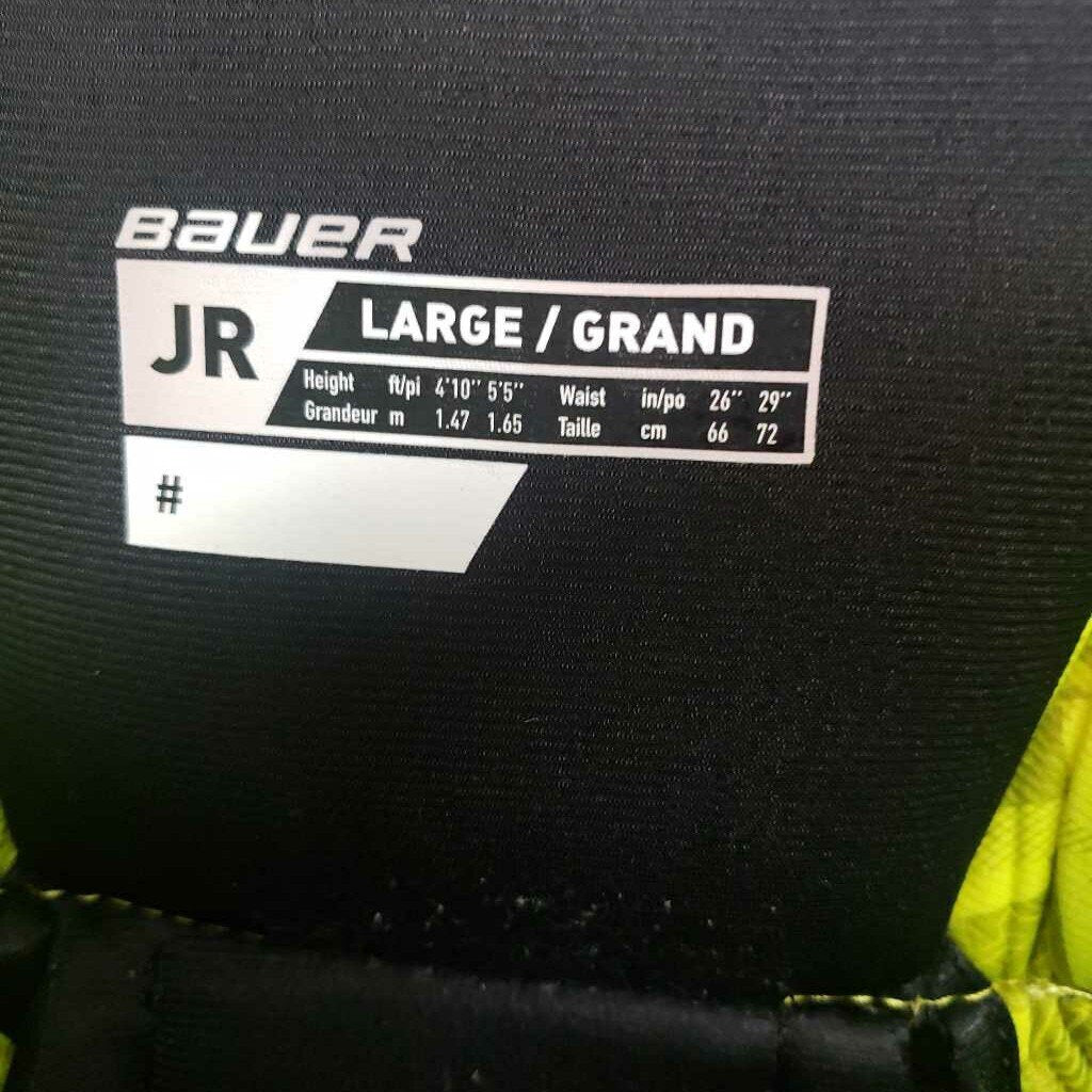 Bauer Vapor Velocity Hockey Pants Black Size Junior Large