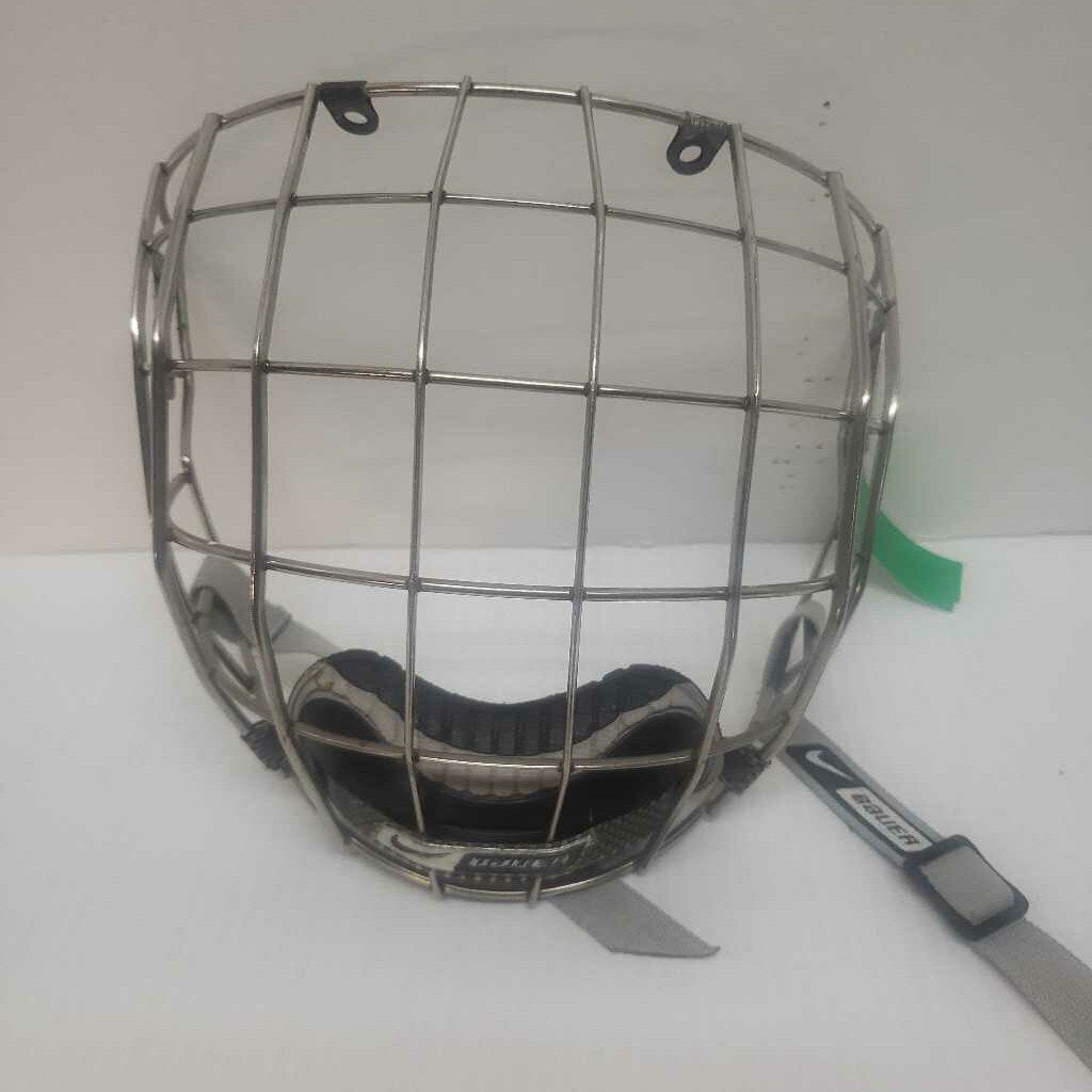 Nike/Bauer Hockey Helmet Cage Chrome Size Senior M/L