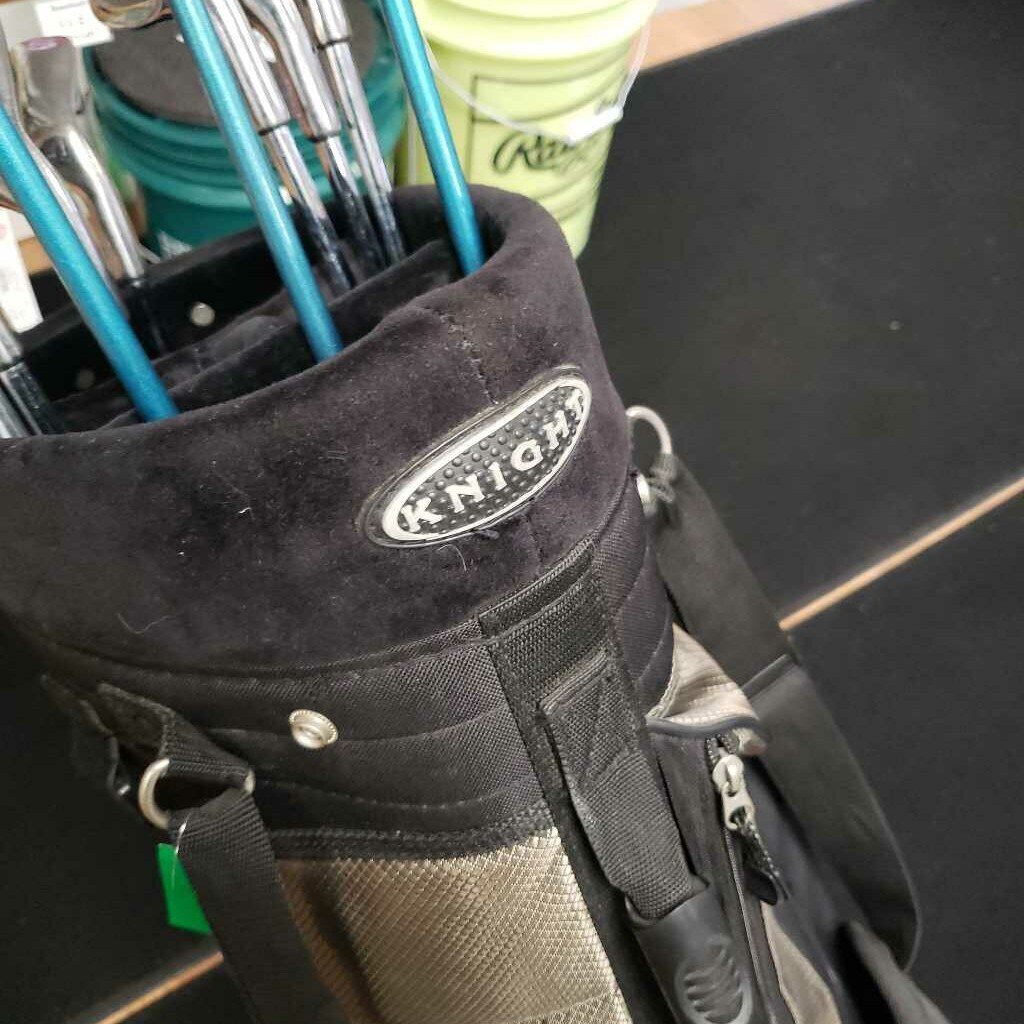 Impex Womens Golf Set w/Stand Bag 4-sw,Driver,3&7 Woods( no pw or putter)