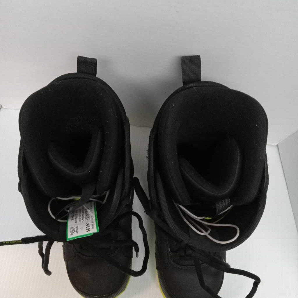 Forum The Fastplant Snowboard Boots Black/Lime Size 8