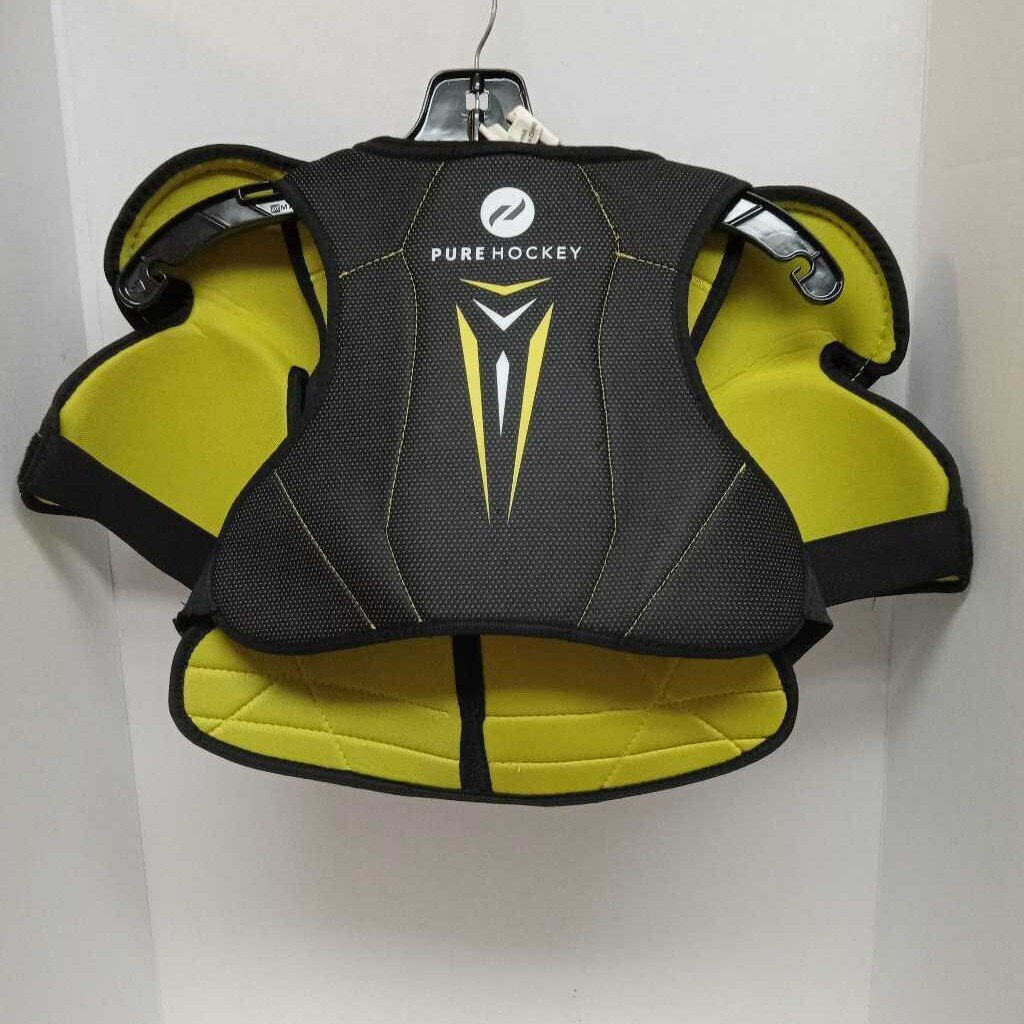 Pure Hockey Shoulder Pads Black/White Size Junior Medium