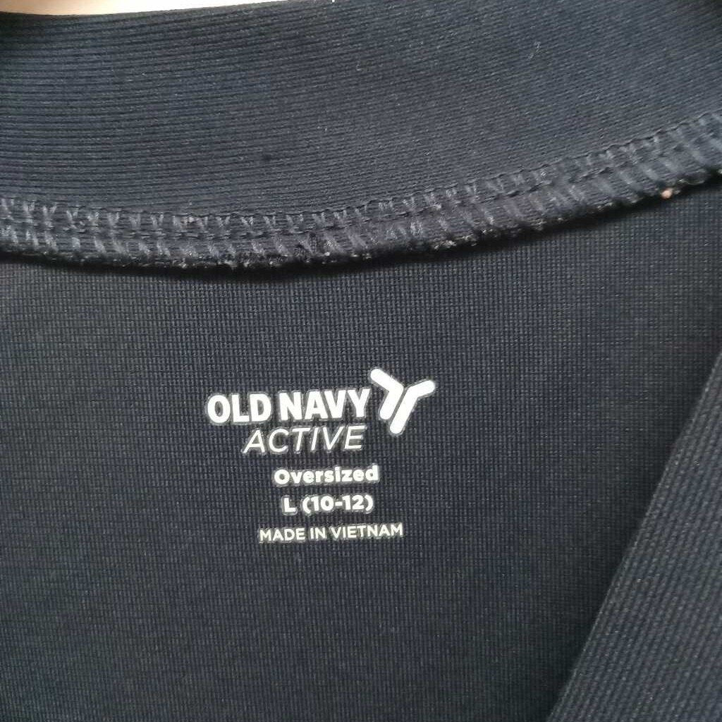 Old Navy Active Hockey Jersey Navy/Brown Size Youth Large