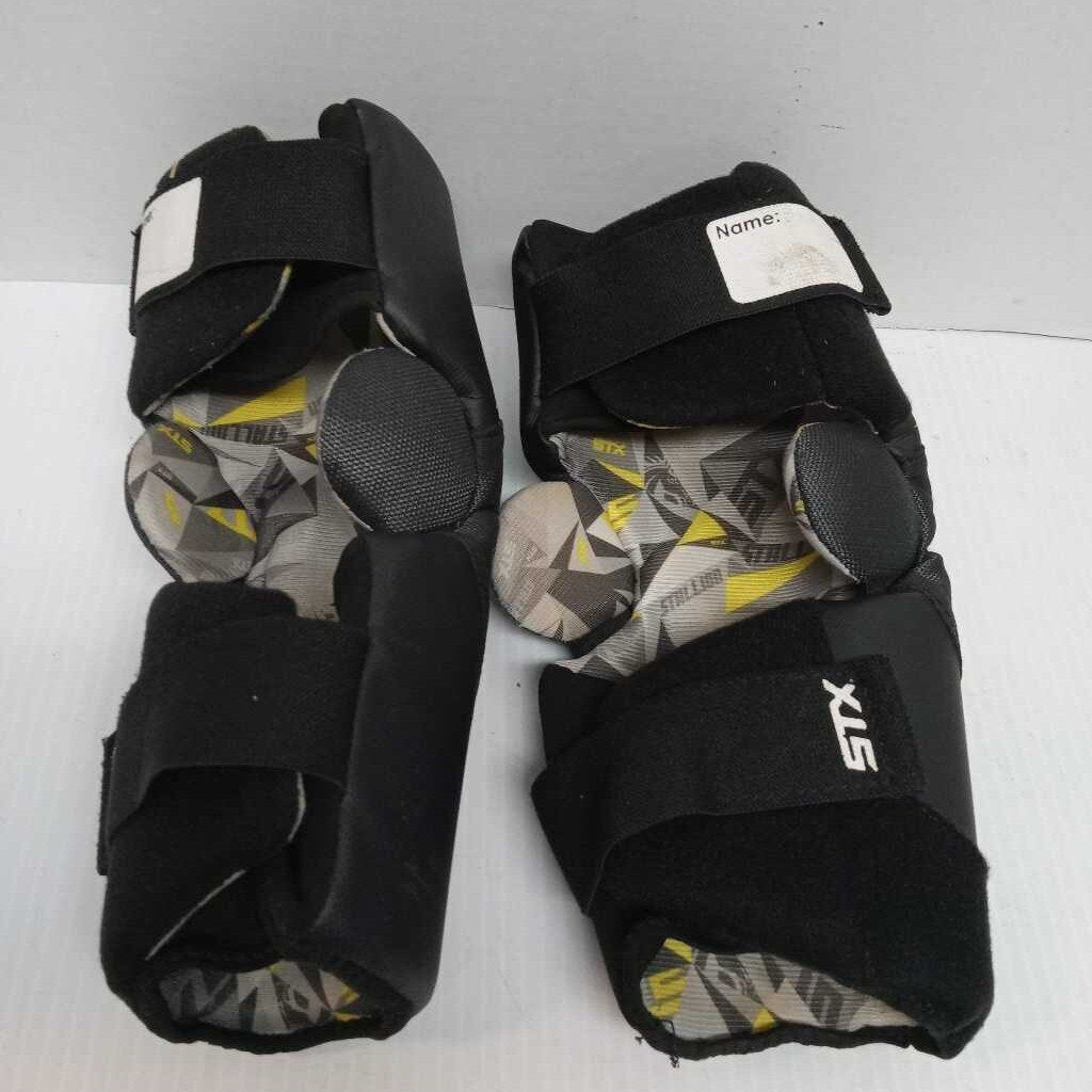 STX Stallion 200 Lacrosse Elbow Pads Black/Grey Size Medium