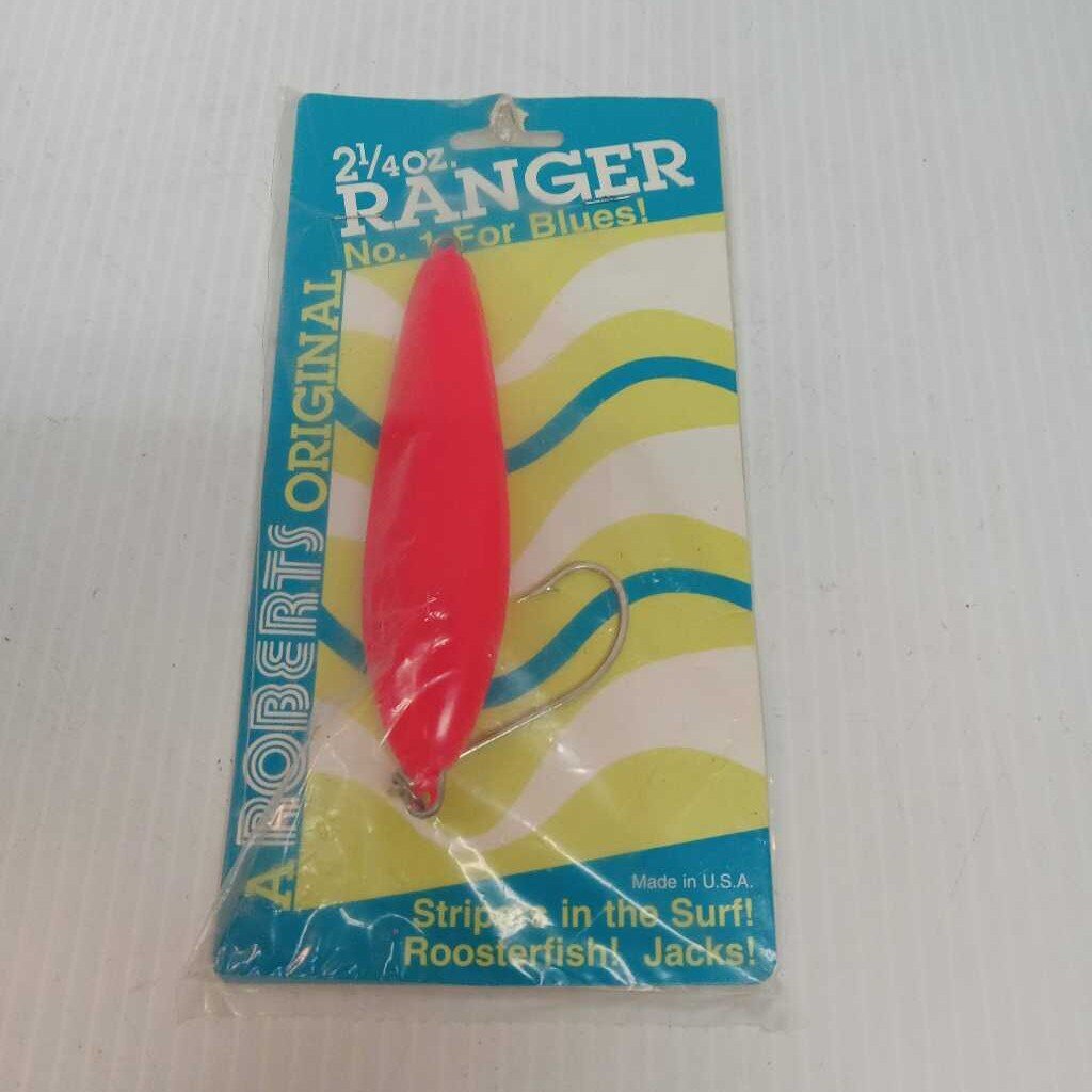Roberts Ranger Salwater Lure Blues, Stripers Pink Size 2.25 oz