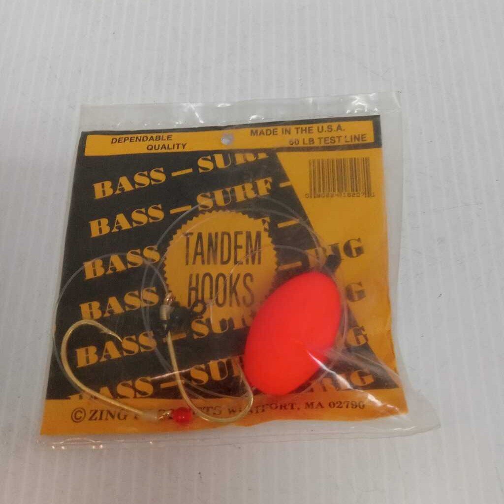 Zing Tandem Hook Bass Surf Rig With Float