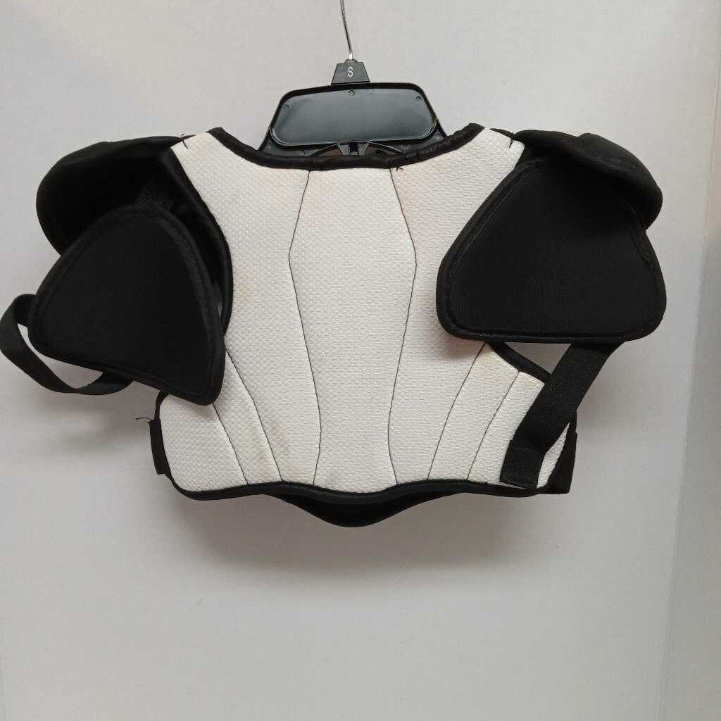 CCM LTP Hockey Shoulder Pads White/Black Size Youth Small