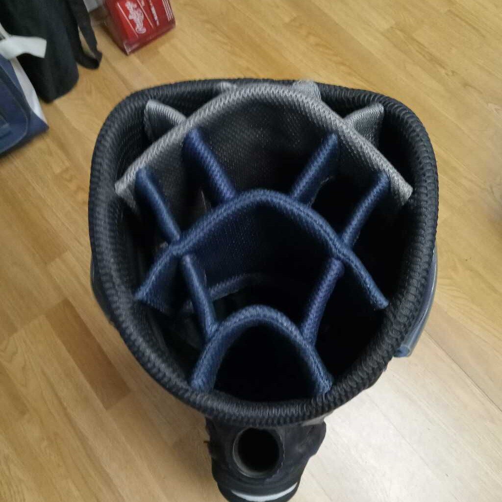 Maxfli 4.0 U/Series 14 Way Golf Cart Bag Navy Blue/Grey Size Senior Preowned