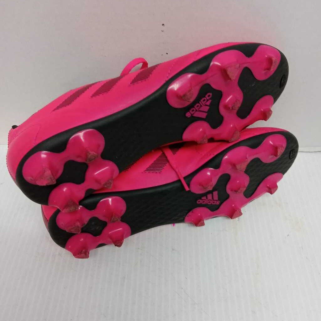Adidas Soccer Cleats Pink/Black Size 5 Preowned