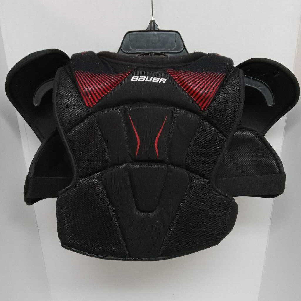 Bauer Vapor X Hockey Shoulder Pads Black Size Junior Large Preowned