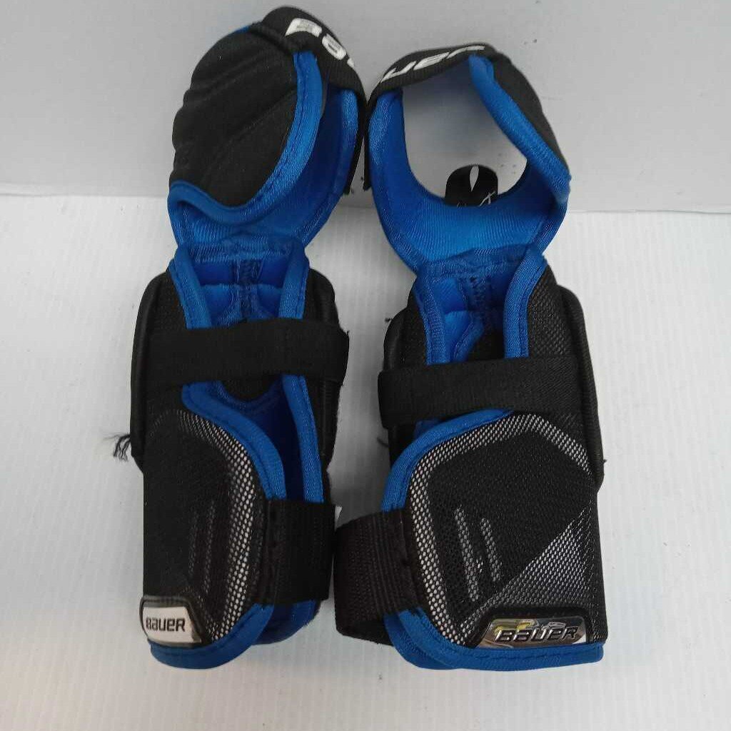 Bauer MS-1 Hockey Elbow Pads Black Size Junior Large Preowned