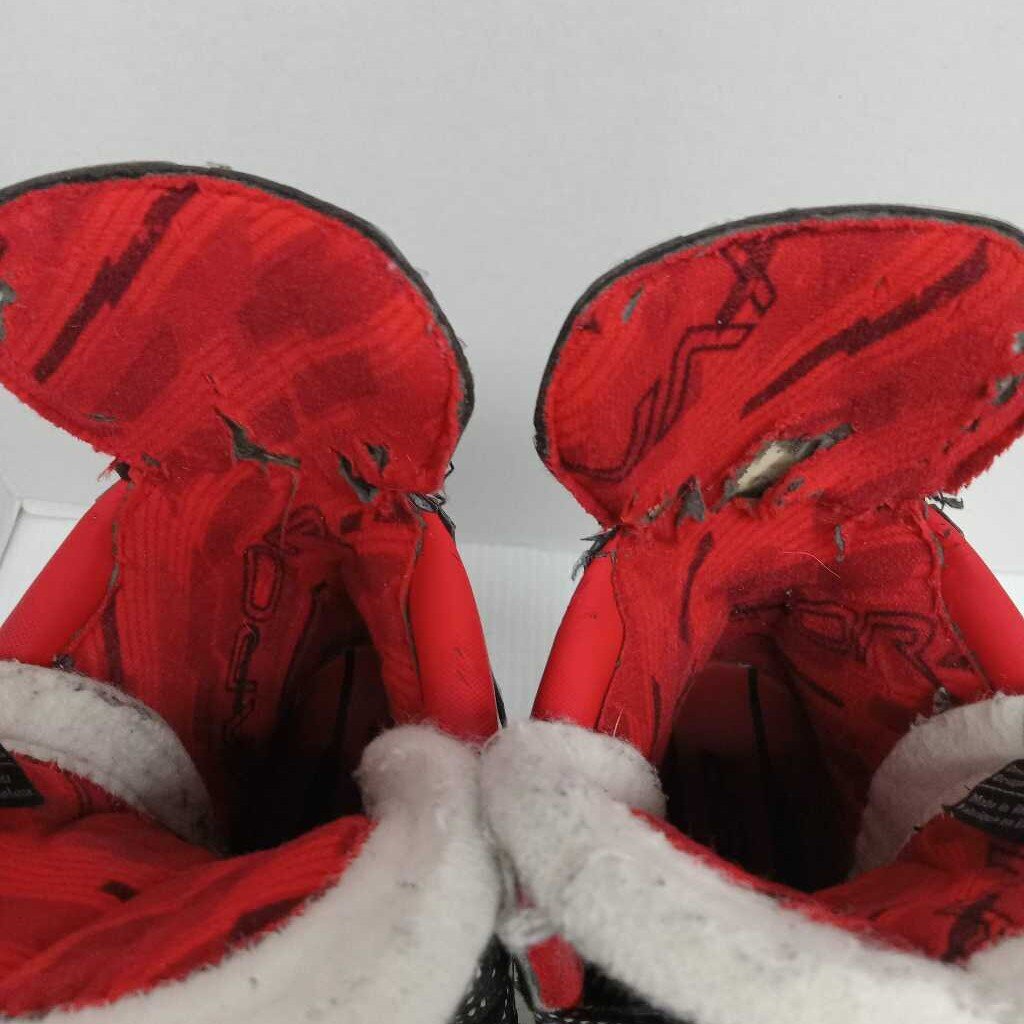 Bauer Vapor X4 Hockey Skates Black/Red Size 6 Fit 1 Preowned