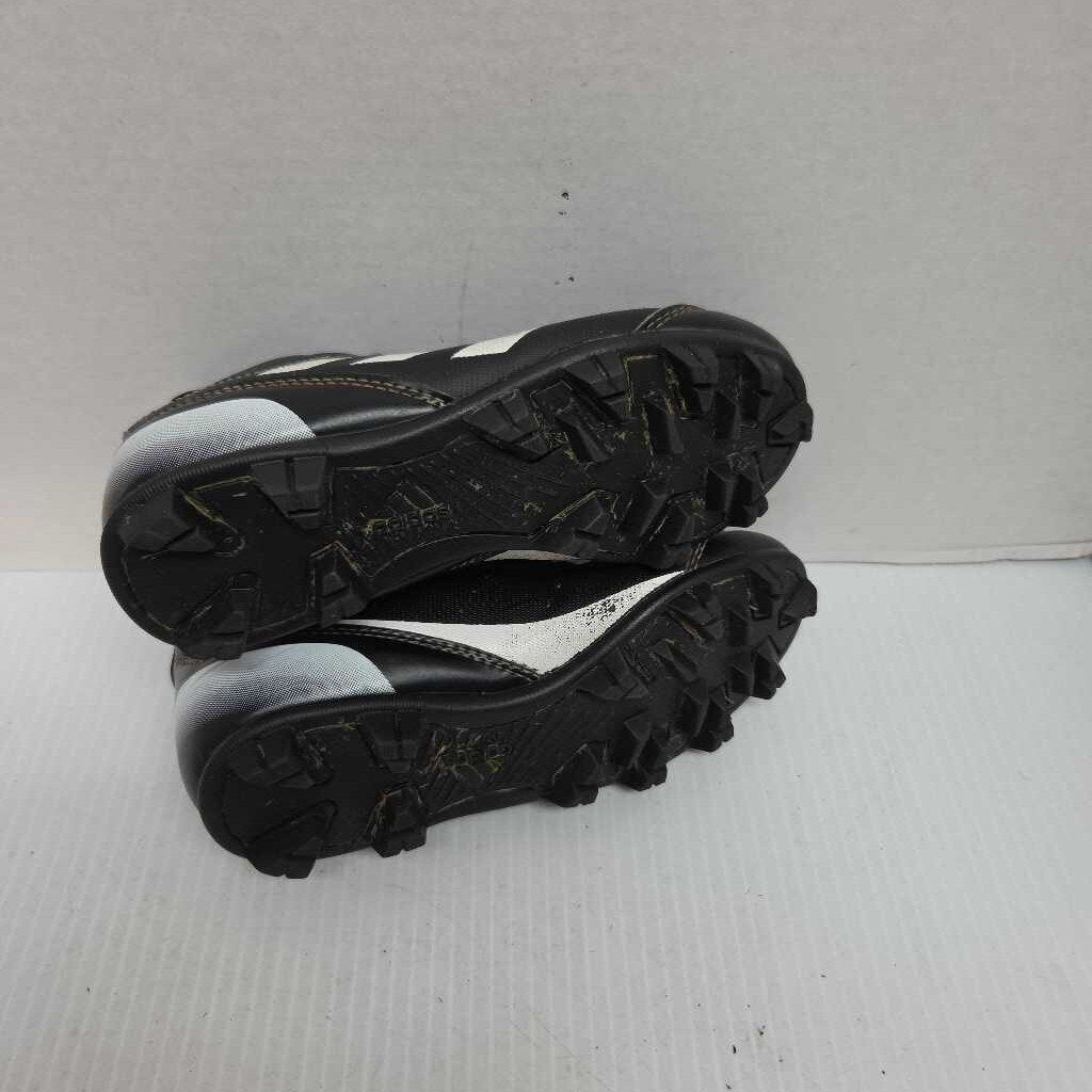 Adidas Youth Baseball Cleats Black/White Size Youth 13 Preowned