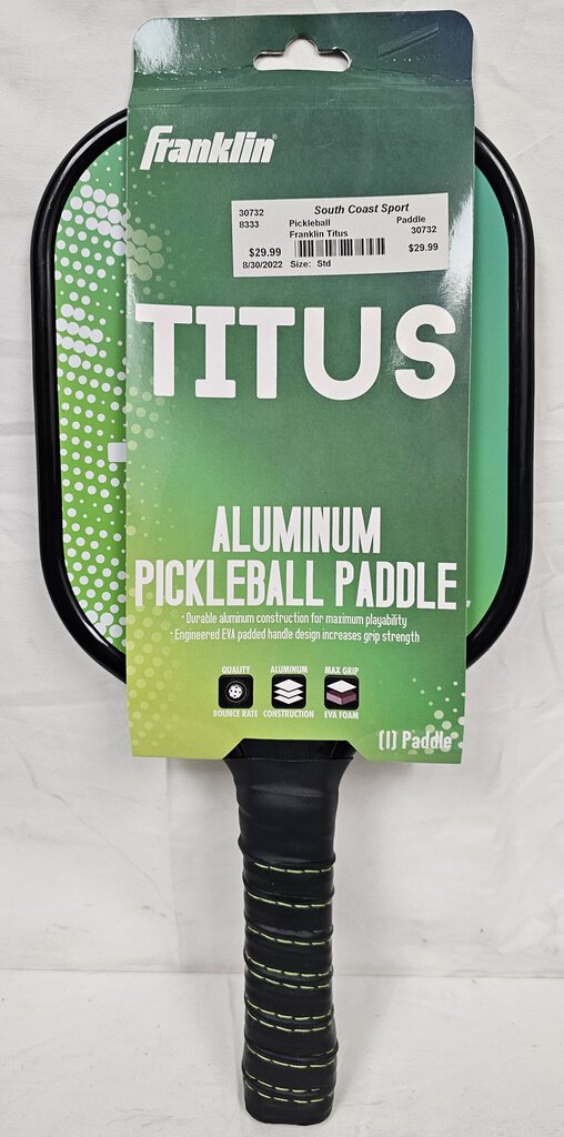 Franklin Titus Pickleball Paddle, Aluminum, 11.7-12oz