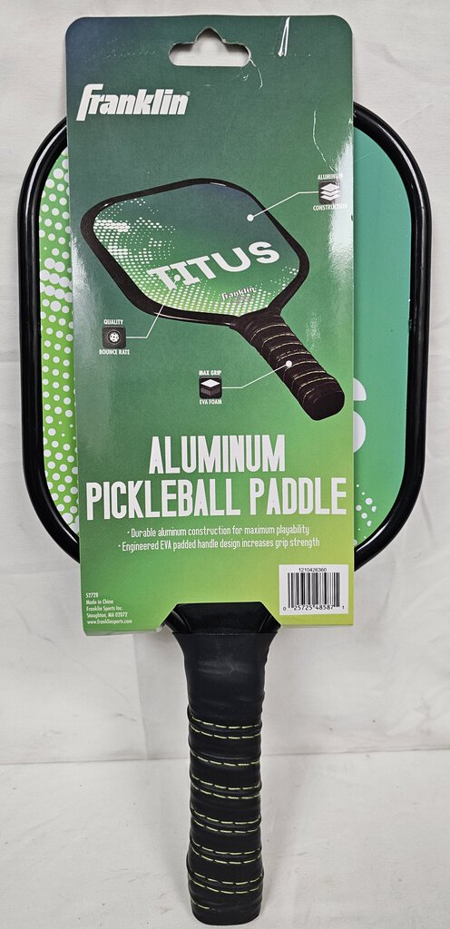 Franklin Titus Pickleball Paddle, Aluminum, 11.7-12oz