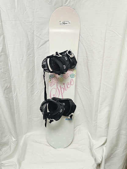 NEW! Spice Gleam Snowboard with Zuma Bindings, Size: 108cm