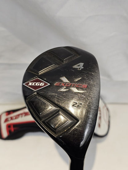 Tour Edge Exotics XCG6 4 Hybrid Golf Club, Size: MRH Stf