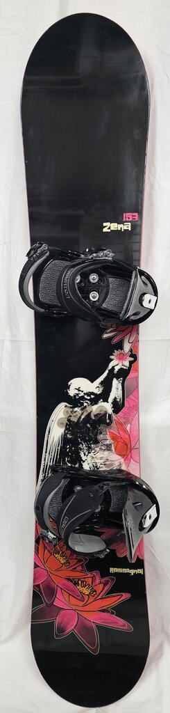 Rossignol Zena Snowboard with Burton Freestyle Bindings, Size: 153cm