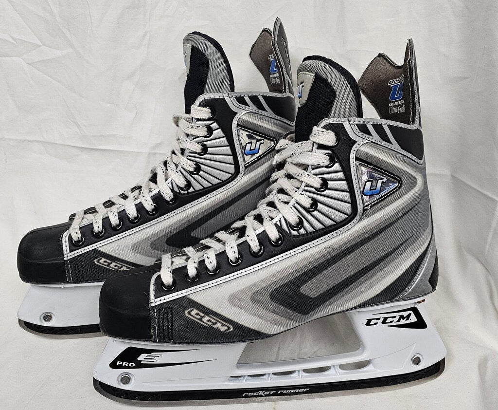 CCM U+Pro Hockey Skates with Rocket Runner, Size: 10.5