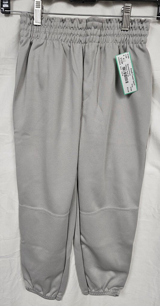 Alleson Pull Up Youth Baseball Pants, Gray, Size: Yth M