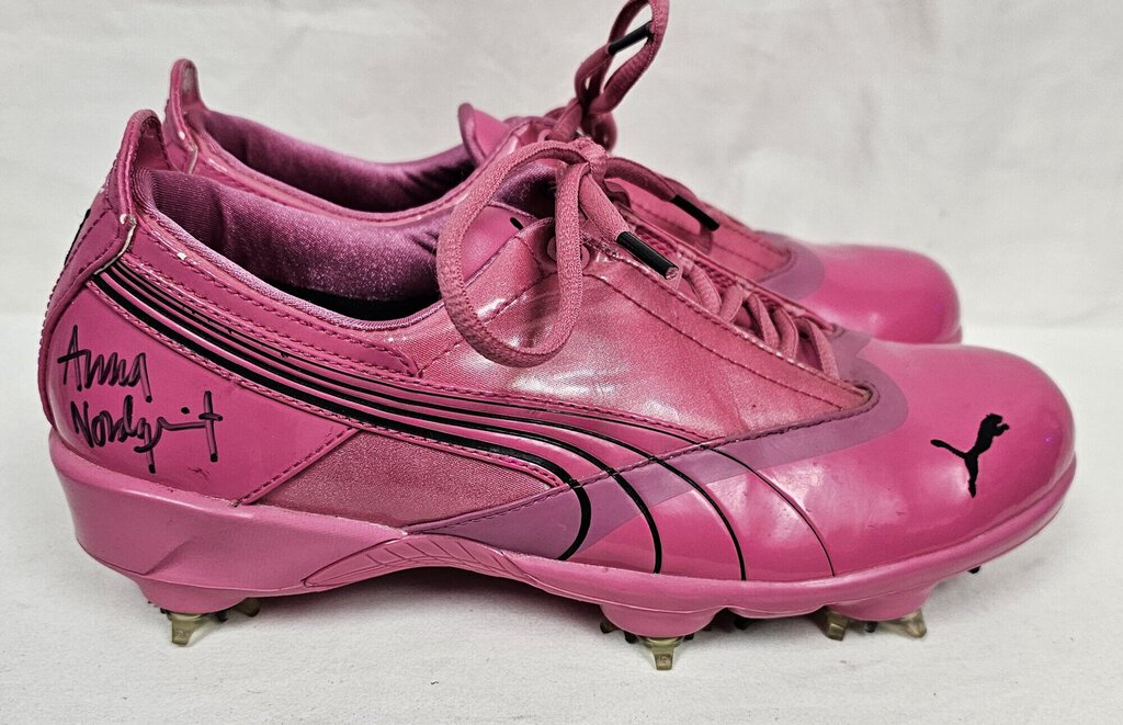 Anna Nordqvist Autographed Puma Golf Cleats, Size: 6