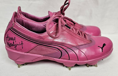 Anna Nordqvist Autographed Puma Golf Cleats, Size: 6