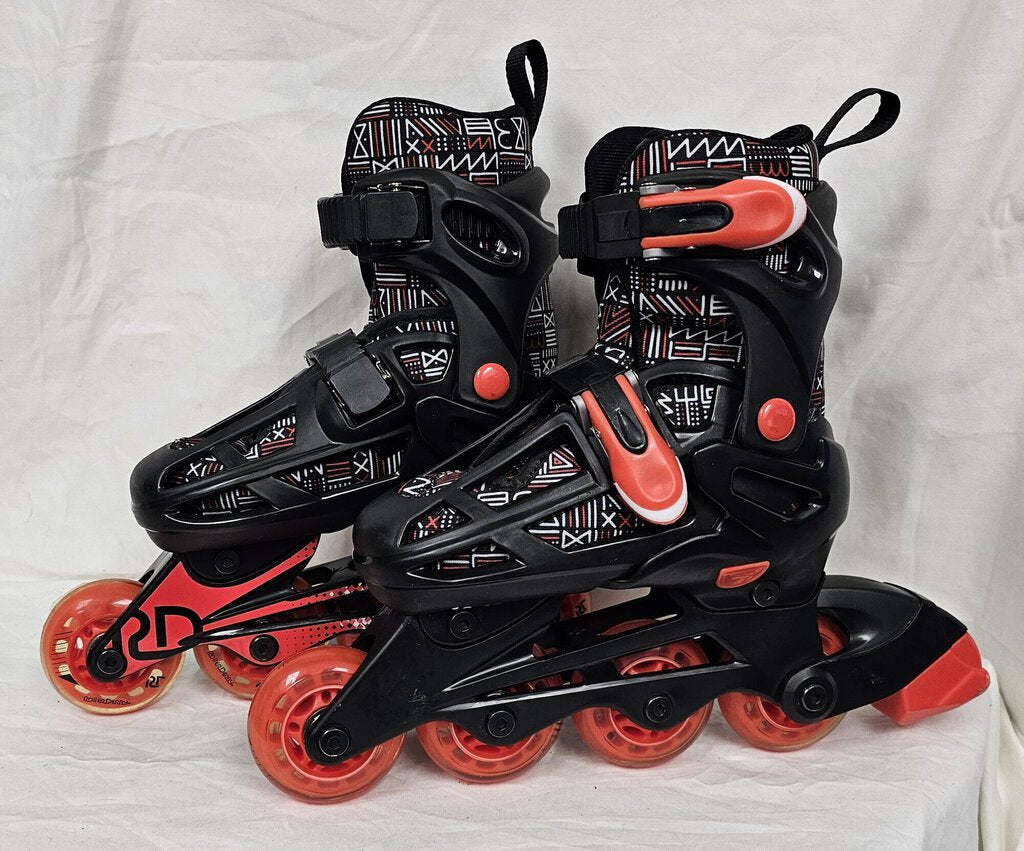 Roller Derby Tracer Kids Adjustable Inline Skates, Size: Y12-2