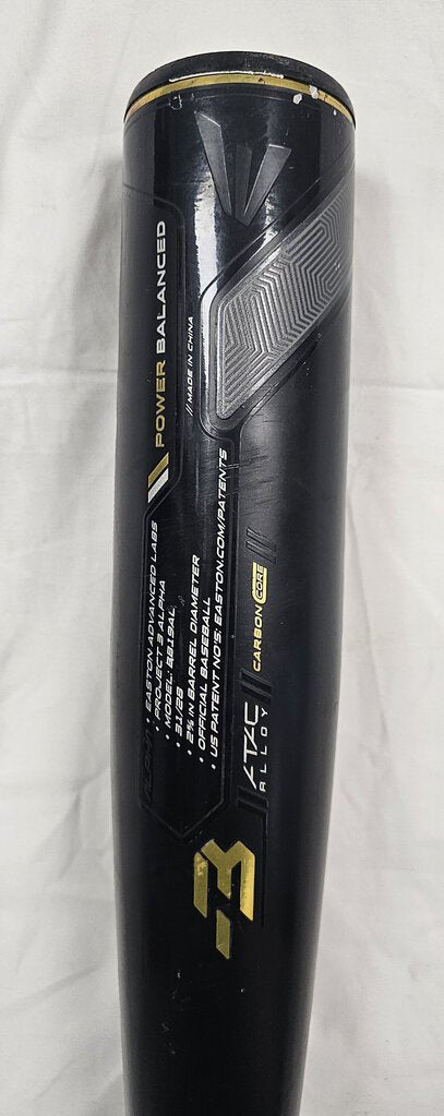 Easton Project 3 Alpha (-3) BBCOR Bat, Size: 31/28