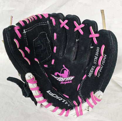 Worth Storm Fastpitch Softball Glove, Right Hand Throw, Size: 10in.