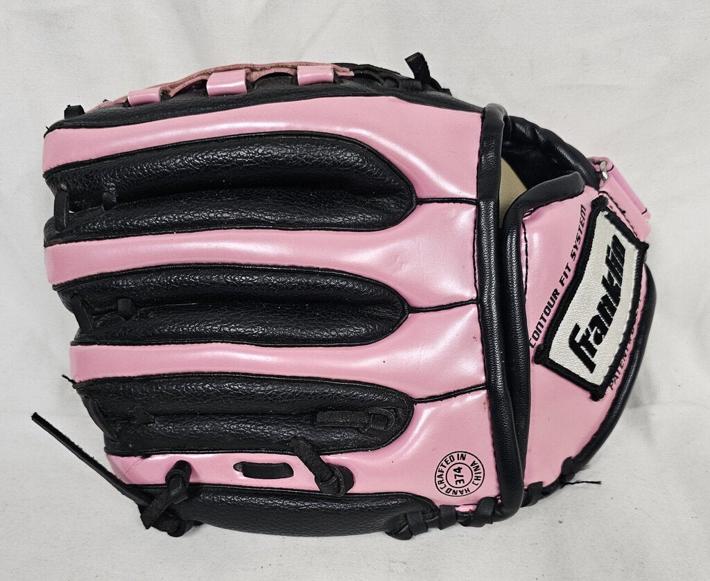 Franklin Ready To Play Series T-Ball Glove, Pink, Right Hand Throw, Size: 9.5in