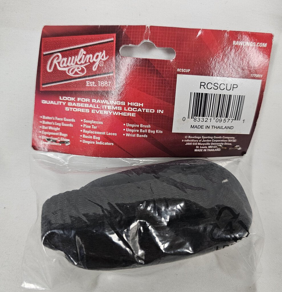 Rawlings Batters Helmet Chin Cup Strap, Black, Size: OS