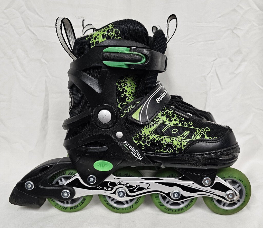 Roller Derby Ion 7.2 Kids Adjustable Inline Skates, Sizes: 2-5